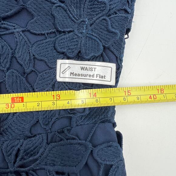 Keepsake The Label Acoustic Lace Dress Navy Blue Mini - Picture 8 of 10